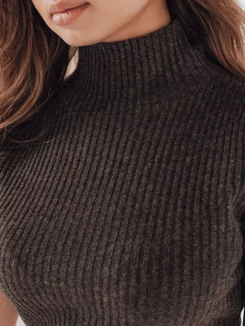 Women's dark brown sweater Bela