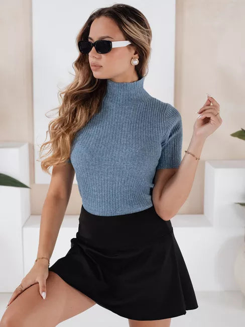 Women's blue sweater Bela