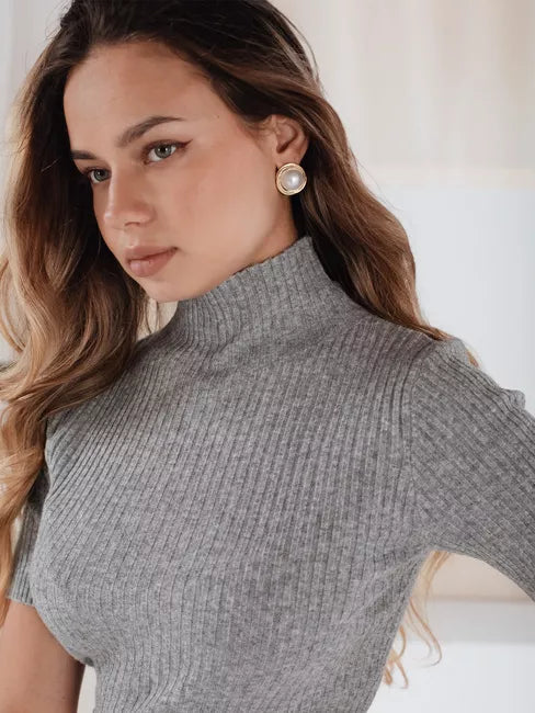 Women's gray sweater Bela