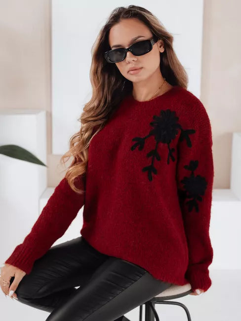 Women's burgundy sweater Daga