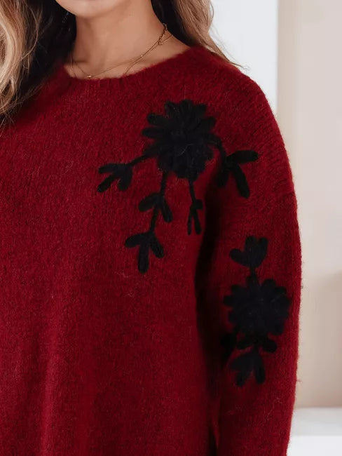 Women's burgundy sweater Daga