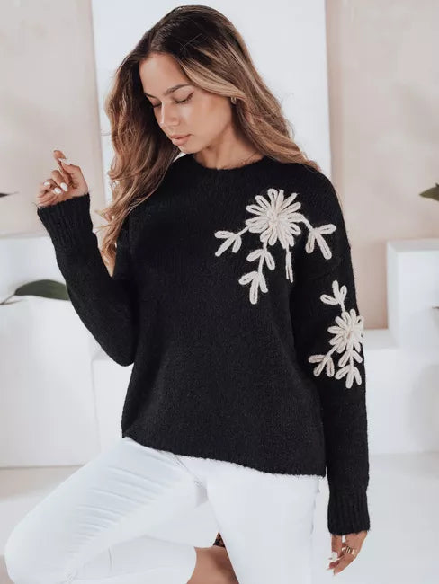 Women's black sweater Daga