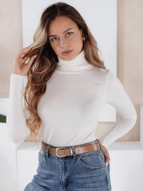 Women's white sweater Vanoria