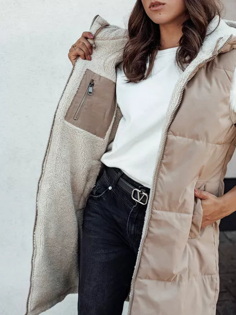 Women's brown vest Belver