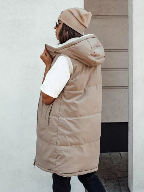 Women's brown vest Belver