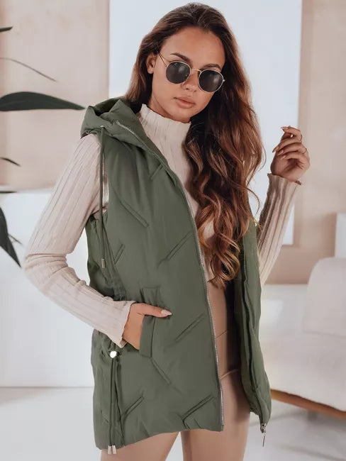 Women's green vest Set