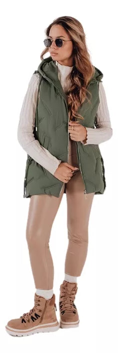 Women's green vest Set