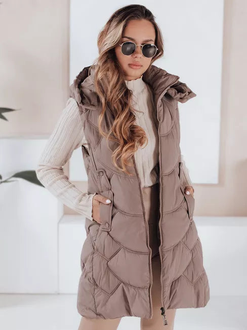 Women's brown vest Giro