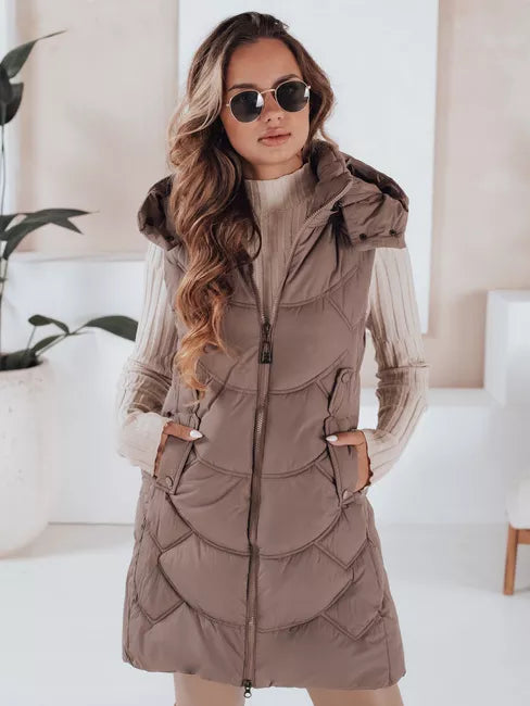 Women's brown vest Giro