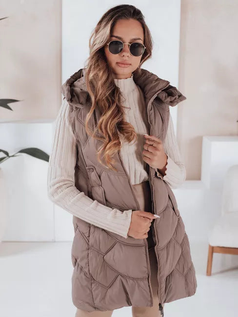 Women's brown vest Giro