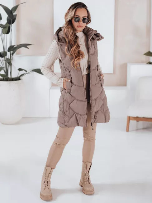 Women's brown vest Giro