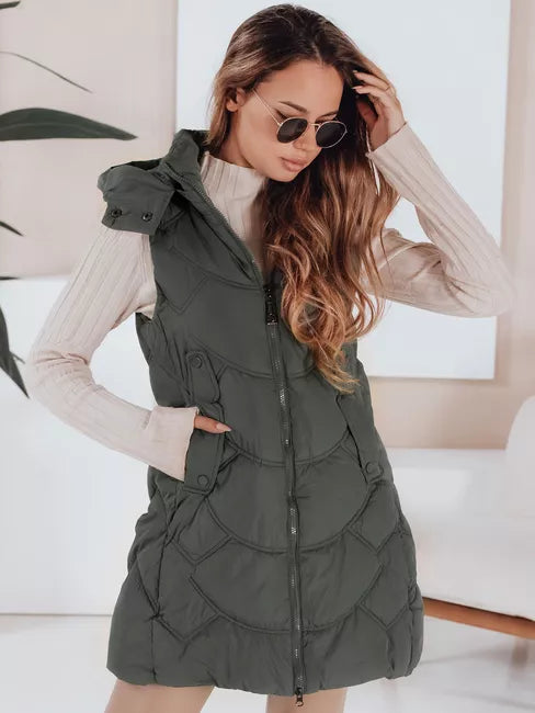 Women's green vest Giro