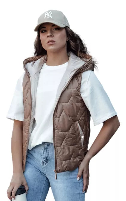 Women's gold vest Milos 