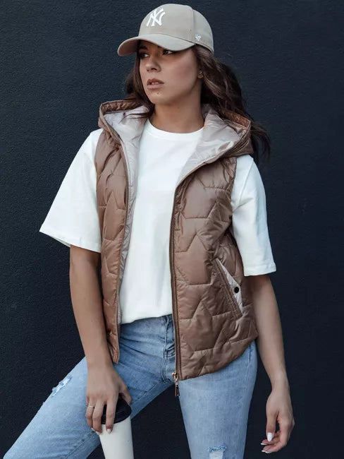 Women's gold vest Milos 