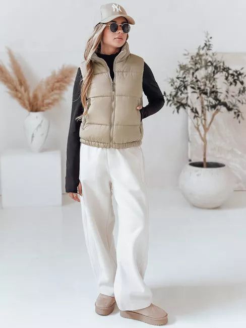 Vest in brown color Debor