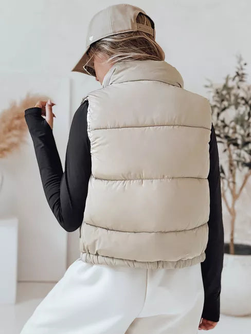 Vest in brown color Debor