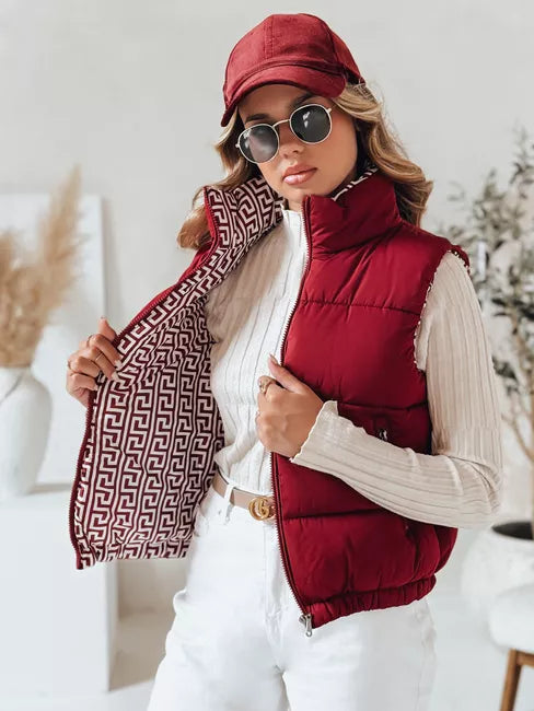 Vest burgundy Debor