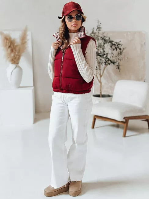 Vest burgundy Debor