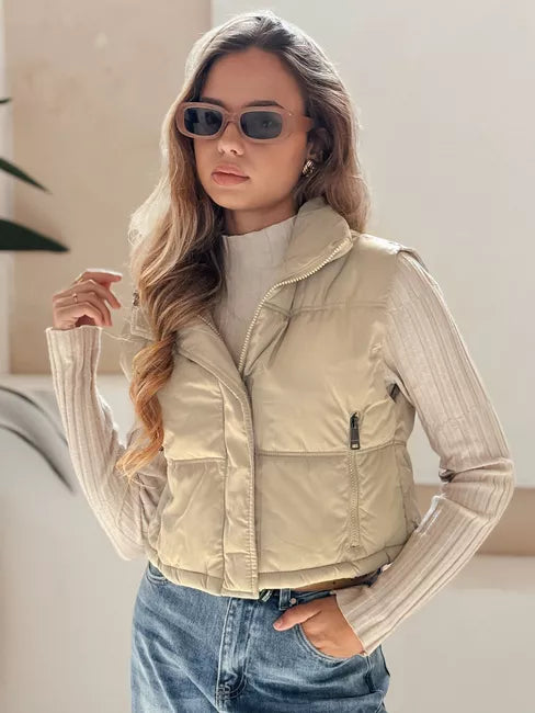 Women's brown vest Veta