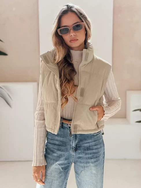 Women's brown vest Veta