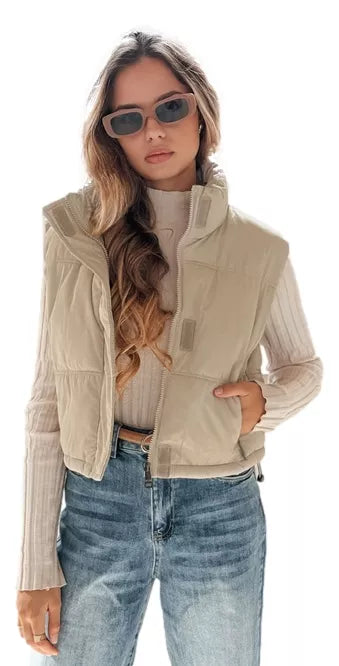 Women's brown vest Veta