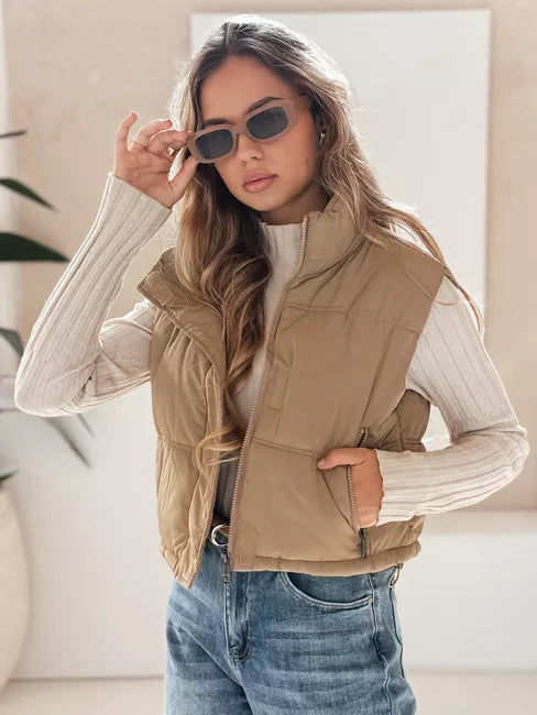 Women's brown vest Veta