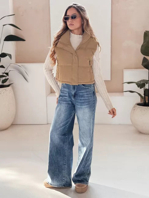 Women's brown vest Veta