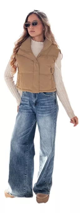 Women's brown vest Veta