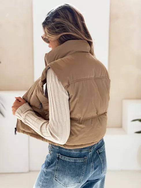 Women's brown vest Veta