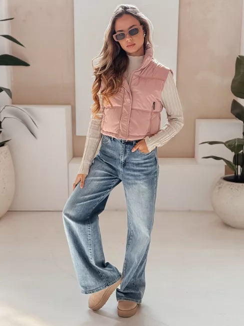 Women's pink vest Veta