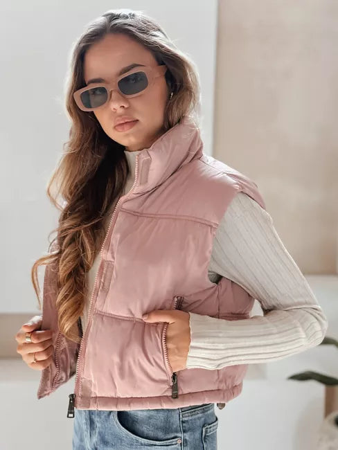 Women's pink vest Veta
