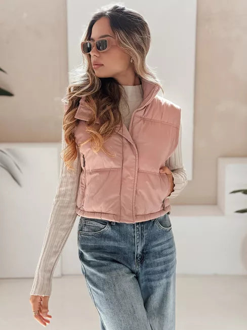 Women's pink vest Veta