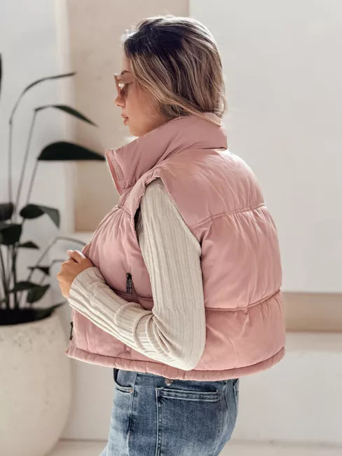 Women's pink vest Veta