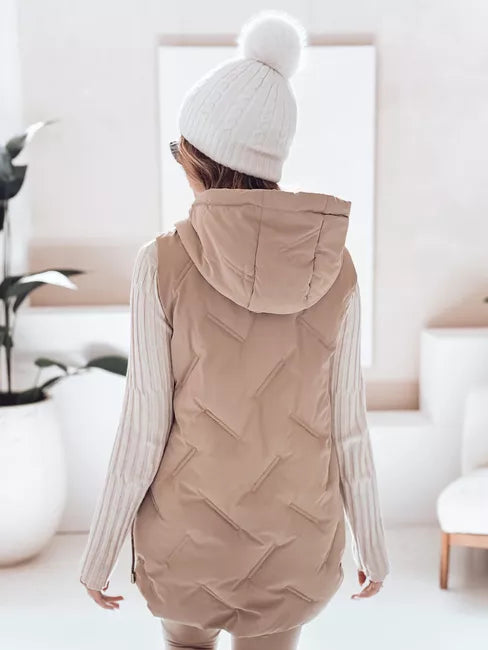 Women's brown vest Set