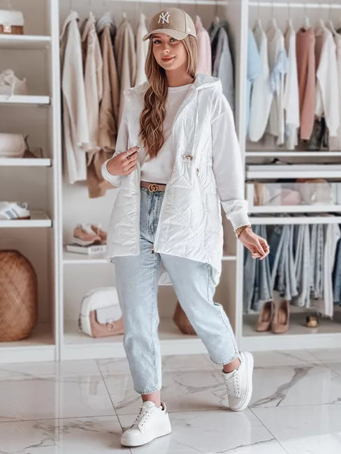 Women's white vest Demak