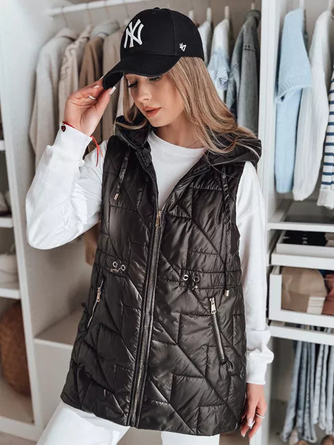 Women's black vest Demak