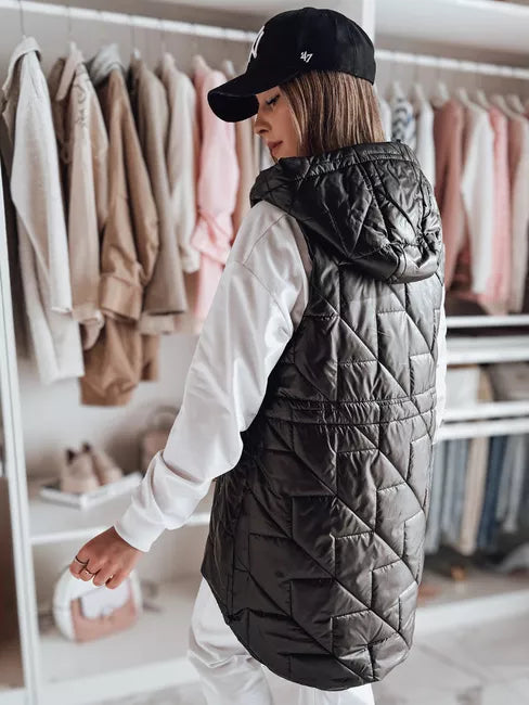 Women's black vest Demak