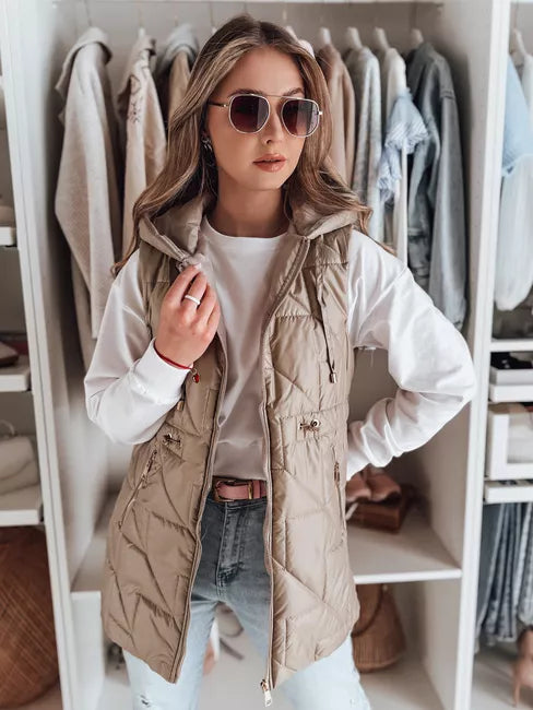 Women's brown vest Demak