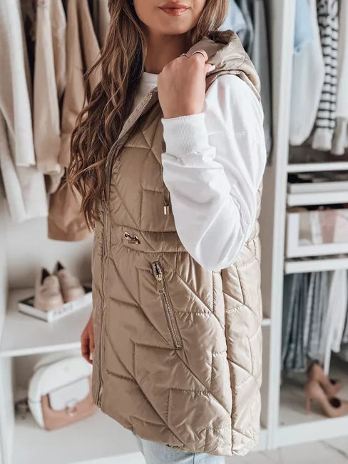 Women's brown vest Demak