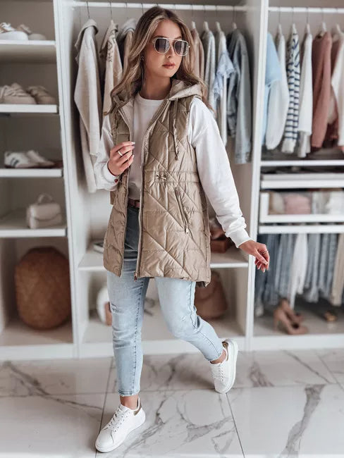 Women's brown vest Demak