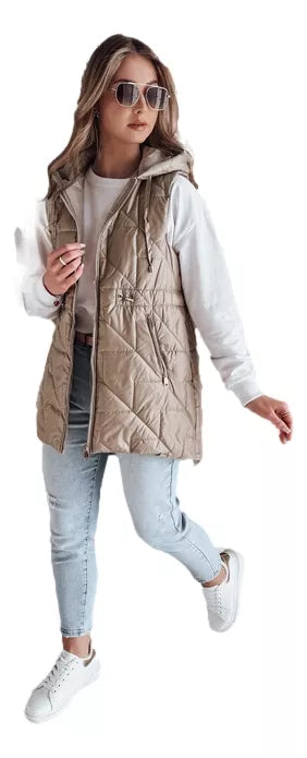 Women's brown vest Demak