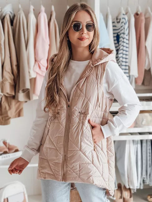 Women's light pink vest Demak