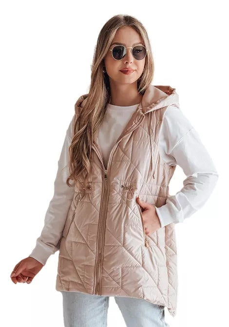 Women's light pink vest Demak
