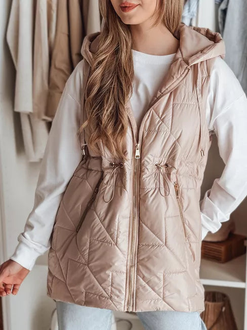 Women's light pink vest Demak