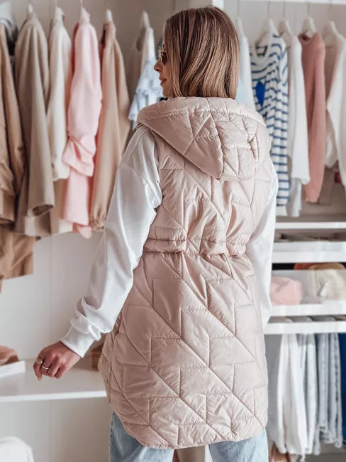 Women's light pink vest Demak