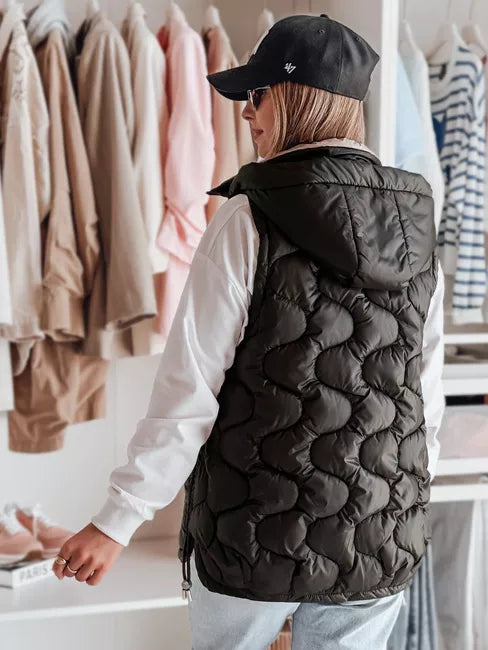 Women's black vest Vesolita