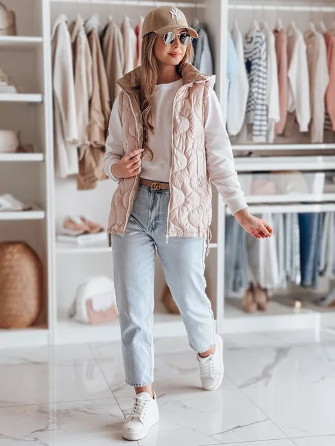 Women's pink vest Vesolita