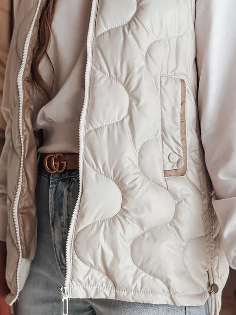 Women's light gray vest Vesolita