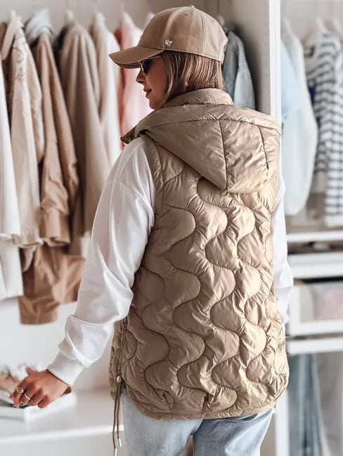 Women's brown vest Vesolita