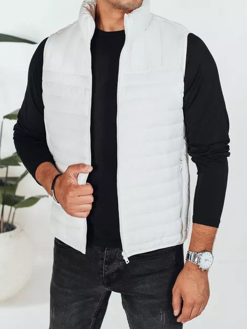 Men's white vest Pole